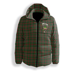 ScotsTee Shop Scottish Gayre Bodyguard 2 Crest Tartan Down Jacket Winter White Duck Down Plaid
