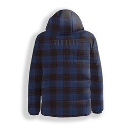 ScotsTee Shop Scottish Home Crest Tartan Down Jacket Winter White Duck Down Plaid