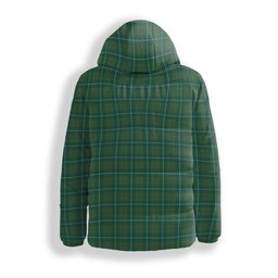 ScotsTee Shop Scottish Galloway Hunting Modern Crest Tartan Down Jacket Winter White Duck Down Plaid