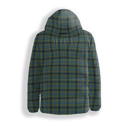 ScotsTee Shop Scottish Gillies Ancient Crest Tartan Down Jacket Winter White Duck Down Plaid