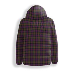 ScotsTee Shop Scottish Gillon Crest Tartan Down Jacket Winter White Duck Down Plaid