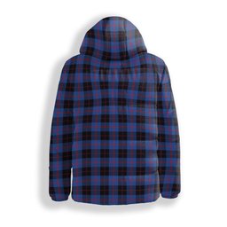 ScotsTee Shop Scottish Maule Modem Crest Tartan Down Jacket Winter White Duck Down Plaid
