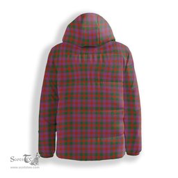 ScotsTee Shop Scottish MacGowan Portrait Ancient Crest Tartan Down Jacket Winter White Duck Down Plaid