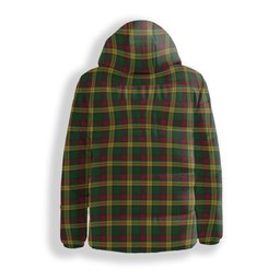 ScotsTee Shop Scottish MacMillan Ancient Crest Tartan Down Jacket Winter White Duck Down Plaid