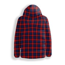 ScotsTee Shop Scottish McCracken Crest Tartan Down Jacket Winter White Duck Down Plaid