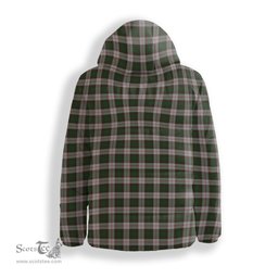 ScotsTee Shop Scottish McKinnon Dress Crest Tartan Down Jacket Winter White Duck Down Plaid