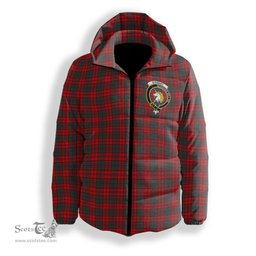 ScotsTee Shop Scottish Stewart of Appin Modern Clan Crest Tartan Down Jacket Winter White Duck Down Plaid