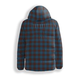 ScotsTee Shop Scottish Cameron Hunting Crest Tartan Down Jacket Winter White Duck Down Plaid