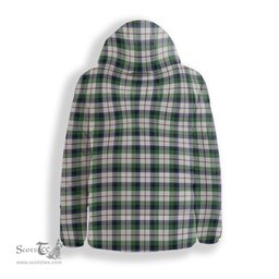 ScotsTee Shop Scottish McNaughton Dress Modern Crest Tartan Down Jacket Winter White Duck Down Plaid