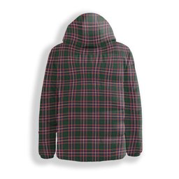 ScotsTee Shop Scottish MacFarlane Hunting Modern Crest Tartan Down Jacket Winter White Duck Down Plaid