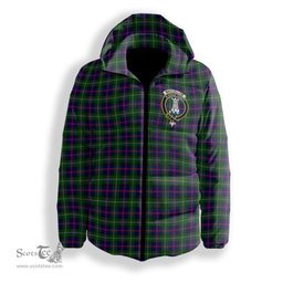 ScotsTee Shop Scottish MacCallum #2 Crest Tartan Down Jacket Winter White Duck Down Plaid
