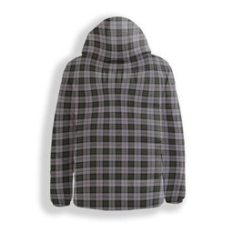 ScotsTee Shop Scottish McPherson Dress Ancient Crest Tartan Down Jacket Winter White Duck Down Plaid