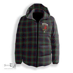 ScotsTee Shop Scottish McNeacail Hunting Modern Crest Tartan Down Jacket Winter White Duck Down Plaid