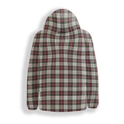 ScotsTee Shop Scottish MacLean Dress Ancient Crest Tartan Down Jacket Winter White Duck Down Plaid