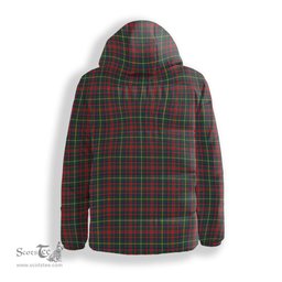 ScotsTee Shop Scottish MacKintosh Hunting Modern Crest Tartan Down Jacket Winter White Duck Down Plaid