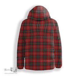 ScotsTee Shop Scottish Orr Senior, Gerald William Crest Tartan Down Jacket Winter White Duck Down Plaid