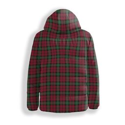 ScotsTee Shop Scottish Kerr Modern Clan Crest Tartan Down Jacket Winter White Duck Down Plaid