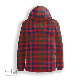 ScotsTee Shop Scottish McColl Old Modern Crest Tartan Down Jacket Winter White Duck Down Plaid