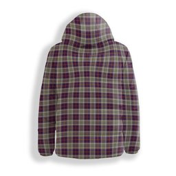 ScotsTee Shop Scottish Walker Dress Crest Tartan Down Jacket Winter White Duck Down Plaid