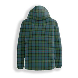 ScotsTee Shop Scottish MacPhail Hunting Ancient Crest Tartan Down Jacket Winter White Duck Down Plaid
