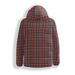 ScotsTee Shop Scottish MacDuff Ancient Crest Tartan Down Jacket Winter White Duck Down Plaid