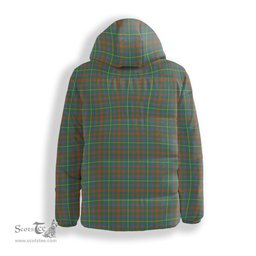 ScotsTee Shop Scottish MacKintosh Hunting Ancient Crest Tartan Down Jacket Winter White Duck Down Plaid