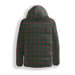 ScotsTee Shop Scottish McFarland Hunting Crest Tartan Down Jacket Winter White Duck Down Plaid