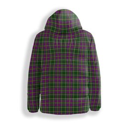 ScotsTee Shop Scottish Taylor Crest Tartan Down Jacket Winter White Duck Down Plaid