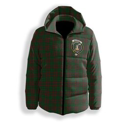 ScotsTee Shop Scottish Matheson Hunting Highland Society of London Crest Tartan Down Jacket Winter White Duck Down Plaid