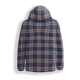 ScotsTee Shop Scottish Stewart of Appin Hunting Dress Crest Tartan Down Jacket Winter White Duck Down Plaid