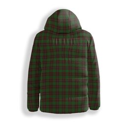 ScotsTee Shop Scottish McFie Hunting Crest Tartan Down Jacket Winter White Duck Down Plaid