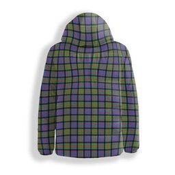 ScotsTee Shop Scottish MacDonald Ancient Crest Tartan Down Jacket Winter White Duck Down Plaid