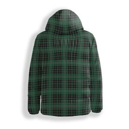 ScotsTee Shop Scottish McAuley Hunting Ancient Crest Tartan Down Jacket Winter White Duck Down Plaid