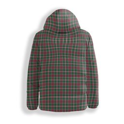 ScotsTee Shop Scottish Spens Ancient Crest Tartan Down Jacket Winter White Duck Down Plaid