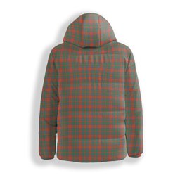 ScotsTee Shop Scottish McKintosh Ancient Crest Tartan Down Jacket Winter White Duck Down Plaid