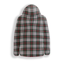 ScotsTee Shop Scottish McDuff Dress Modern Crest Tartan Down Jacket Winter White Duck Down Plaid