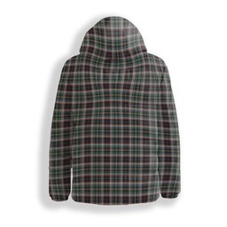 ScotsTee Shop Scottish Innes Dress Crest Tartan Down Jacket Winter White Duck Down Plaid