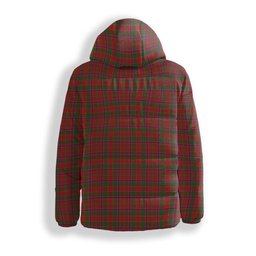 ScotsTee Shop Scottish Munro Crest Tartan Down Jacket Winter White Duck Down Plaid