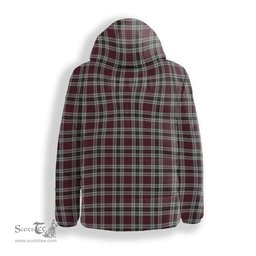 ScotsTee Shop Scottish Little Dress Crest Tartan Down Jacket Winter White Duck Down Plaid