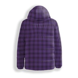 ScotsTee Shop Scottish Learmonth Family Herts Crest Tartan Down Jacket Winter White Duck Down Plaid