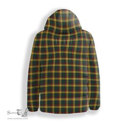 ScotsTee Shop Scottish McMillan Old Modern Crest Tartan Down Jacket Winter White Duck Down Plaid