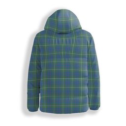 ScotsTee Shop Scottish MacIntyre Hunting Ancient Crest Tartan Down Jacket Winter White Duck Down Plaid