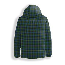 ScotsTee Shop Scottish McLeod of Skye Crest Tartan Down Jacket Winter White Duck Down Plaid