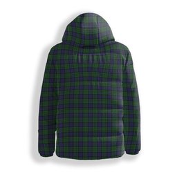 ScotsTee Shop Scottish MacCallum Modern Crest Tartan Down Jacket Winter White Duck Down Plaid