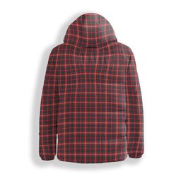 ScotsTee Shop Scottish Ritchie Modern Clan Crest Tartan Down Jacket Winter White Duck Down Plaid