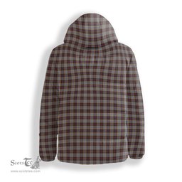 ScotsTee Shop Scottish MacInnes Ancient Hunting Crest Tartan Down Jacket Winter White Duck Down Plaid