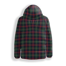 ScotsTee Shop Scottish McLennan Modern Crest Tartan Down Jacket Winter White Duck Down Plaid