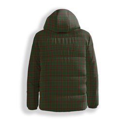 ScotsTee Shop Scottish Macnaughton Hunting Crest Tartan Down Jacket Winter White Duck Down Plaid