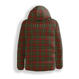 ScotsTee Shop Scottish McGregor Modern Crest Tartan Down Jacket Winter White Duck Down Plaid