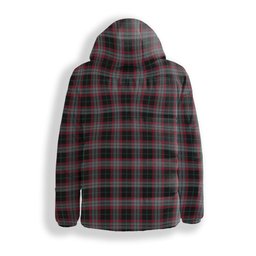 ScotsTee Shop Scottish Lindsay Hunting Modern Crest Tartan Down Jacket Winter White Duck Down Plaid